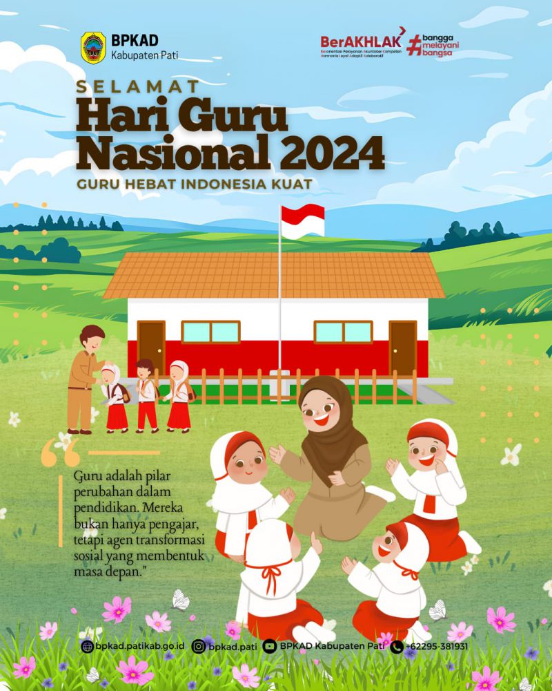 Selamat Hari Guru Bpkad Kabupaten Pati